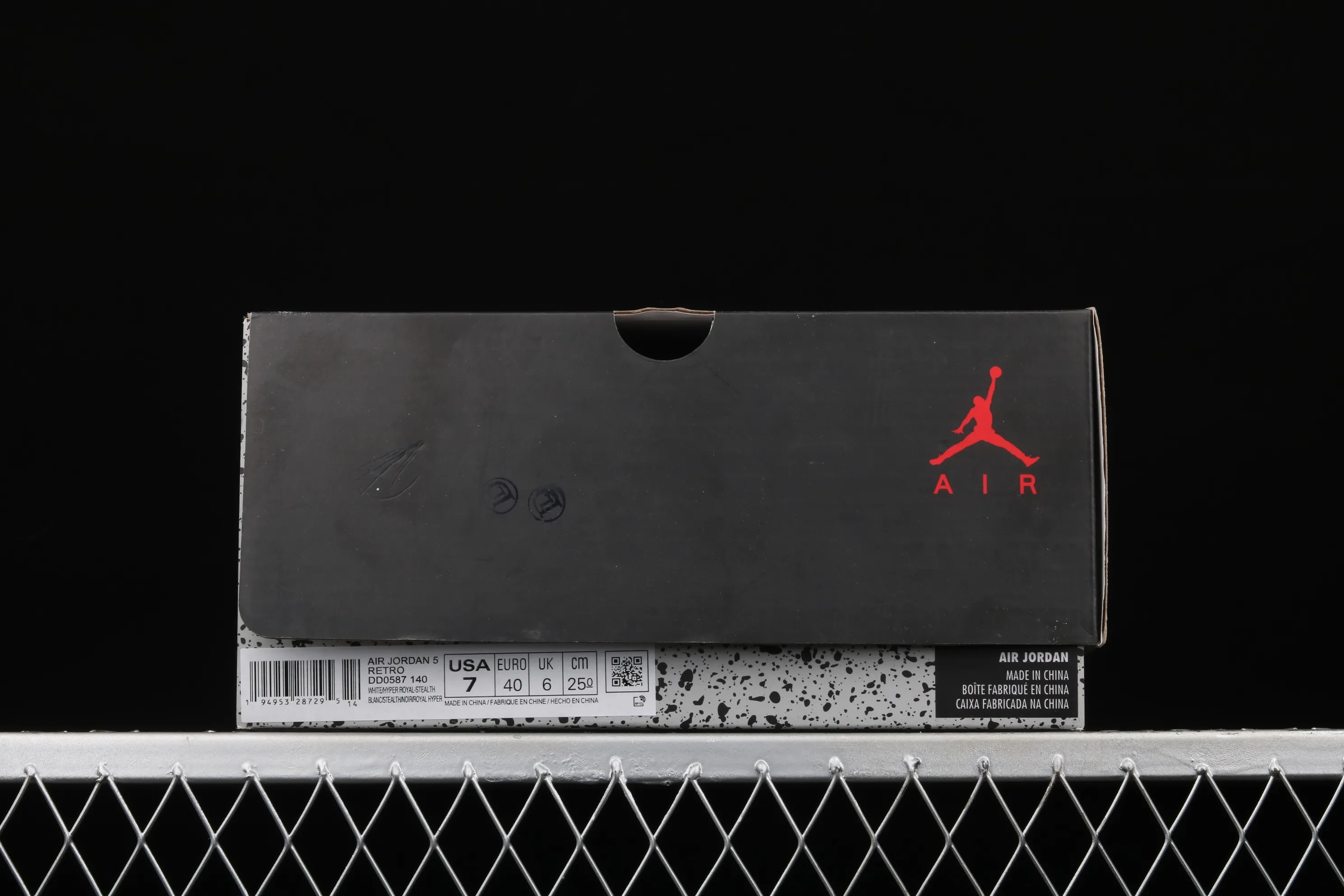 All categories Air Jordan Jordan series basketball shoes Air Jordan 5 J version Air Jordan 5 "Stealth 2.0" AJ5 Joe 5 white and blue color DD0587-140